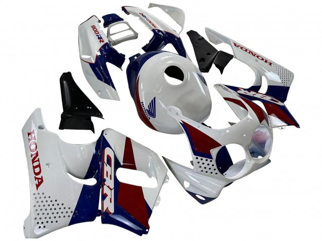 Carenados Moto Honda CBR900RR 893 1992-1993 - Blanco Rojo Azul Oscuro