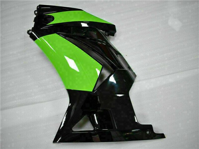 Carenados Moto Kawasaki EX250 2008-2012 - Negro Brillante Verde