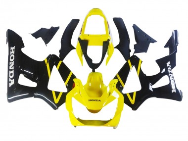 Carenados Moto Honda CBR900RR 929 2000-2001 - Amarillo Negro Brillante