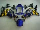 Carenados Moto Honda CBR900RR 954 2002-2003 - Azul Amarillo Negro Brillante Telefonica MoviStar Castrol