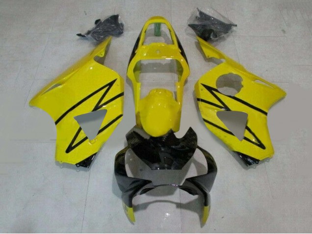 Carenados Moto Honda CBR900RR 954 2002-2003 - Amarillo Negro Brillante