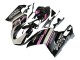 Carenados Moto Ducati 848 2007-2014 - Blanco Rosa Negro Brillante Connie