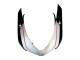 Carenados Moto Ducati 848 2007-2014 - Blanco Rosa Negro Brillante Connie