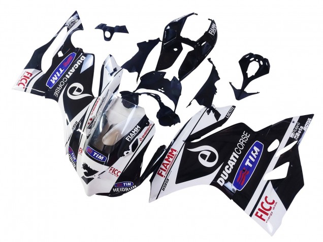 Carenados Moto Ducati Panigale 899/1199 2011-2014 - Blanco Negro Azul Fiamm Ficc 7
