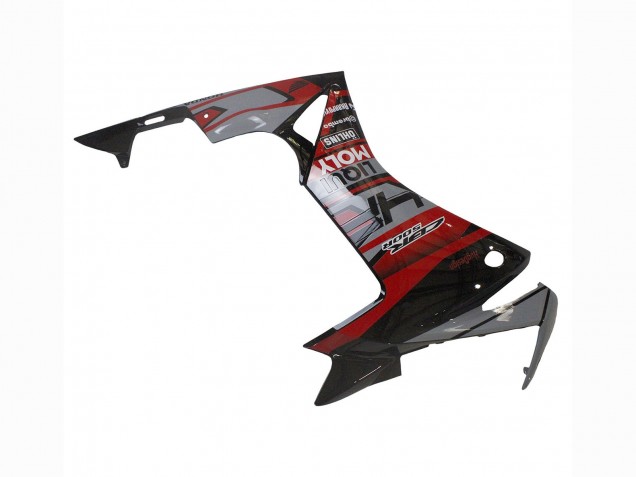 Carenados Moto Honda CBR500R 2013-2015 - Rojo Plata Negro Brillante
