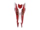 Carenados Moto Honda CBR500R 2013-2015 - Blanco Rojo Verde Negro Brillante Morinage 777
