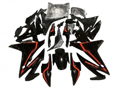 Carenados Moto Honda CBR500R 2016-2018 - Negro Brillante Rojo
