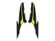 Carenados Moto Honda CBR500R 2022-2023 - Negro Mate Amarillo
