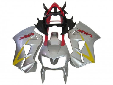 Carenados Moto Honda VFR 800 2002-2013 - Plata Rojo Amarillo