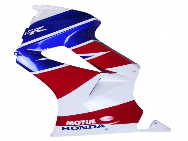 Carenados Moto Honda VFR 800 2002-2013 - Blanco Rojo Azul Motul