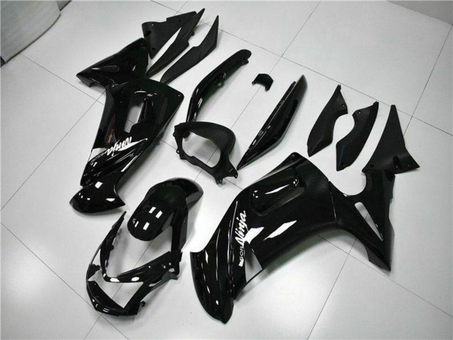 Carenados Moto Kawasaki EX650 2006-2008 - Negro Brillante Blanco