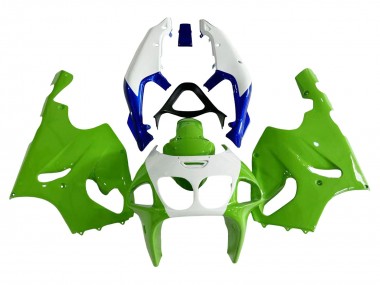 Carenados Moto Kawasaki ZX7R 1996-2003 - Blanco Verde Azul