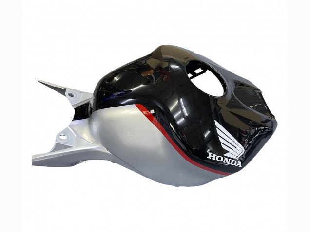 Carenados Moto Honda CBR1000RR 2004-2005 - Plata Negro Brillante Rojo Raya