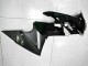 Carenados Moto Kawasaki EX650 2009-2011 - Negro Brillante Blanco Calcomanía