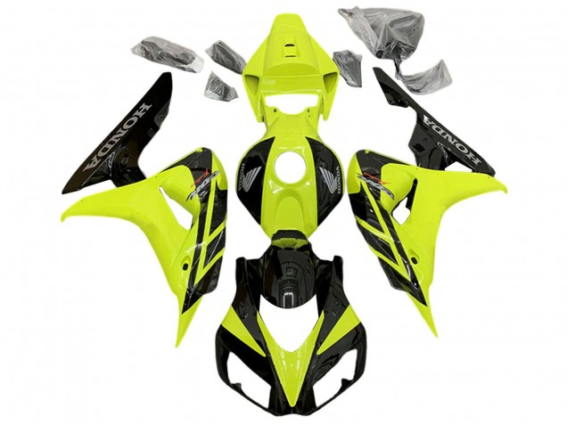 Carenados Moto Honda CBR1000RR 2006-2007 - Amarillo Negro Brillante