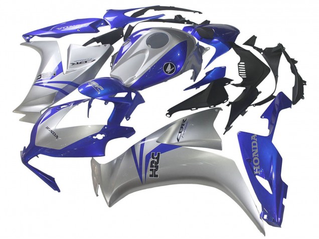 Carenados Moto Honda CBR1000RR 2012-2016 - Plata Azul HRC