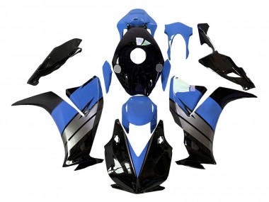 Carenados Moto Honda CBR1000RR 2012-2016 - Azul Claro Plata Negro Brillante