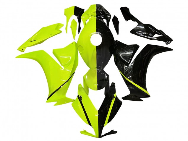 Carenado Moto Honda CBR1000RR 2012-2016 - Fluorescent Verde Negro Brillante