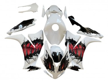 Carenados Moto Honda CBR1000RR 2012-2016 - Blanco Rojo Negro