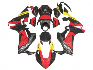 Carenados Moto Honda CBR1000RR 2017-2023 - Rojo Amarillo Negro FibraCarbono