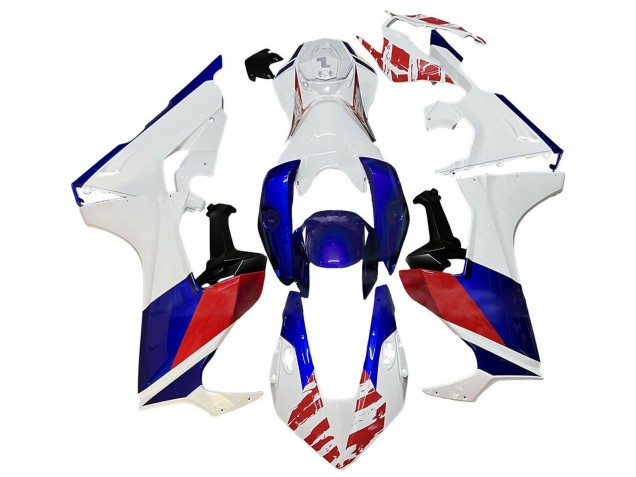 Carenado Moto Honda CBR1000RR 2017-2023 - Blanco Rojo Azul