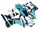 Carenados Moto Honda CBR1000RR 2017-2023 - Blanco Azul Claro Negro Brillante
