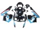 Carenados Moto Honda CBR600RR 2003-2004 - Azul Claro Rojo Negro Brillante Dunlop