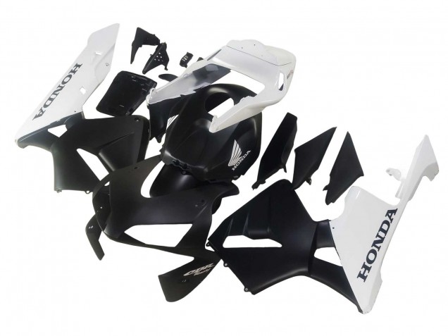 Carenados Moto Honda CBR600RR 2003-2004 - Blanco Negro Mate