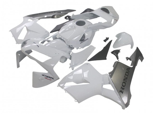 Carenado Moto Honda CBR600RR 2003-2004 - Plata Blanco
