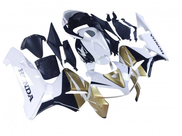Carenados Moto Honda CBR600RR 2005-2006 - Oro Blanco Negro