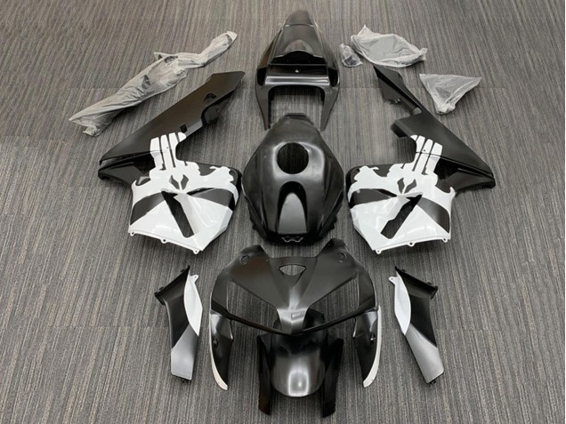 Kits Carenado Moto Honda CBR600RR 2005-2006 - Negro Blanco