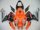Carenados Moto Honda CBR600RR 2005-2006 - Naranja Negro Plata