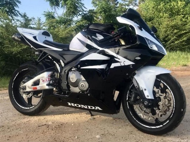 Carenados Moto Honda CBR600RR 2005-2006 - Negro Blanco