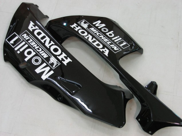Carenados Moto Honda CBR600RR 2005-2006 - Negro Brillante Blanco West