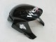 Carenados Moto Honda CBR600RR 2005-2006 - Negro Brillante Blanco West