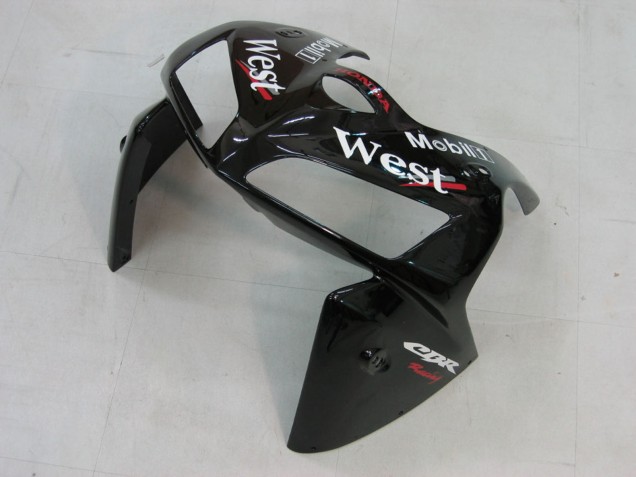 Carenados Moto Honda CBR600RR 2005-2006 - Negro Brillante Blanco West