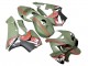 Carenados Moto Honda CBR600RR 2005-2006 - Verde Rojo Tiburón