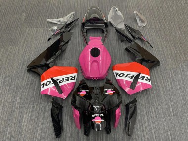 Carenados Moto Honda CBR600RR 2005-2006 - Rosa Rojo Negro Repsol