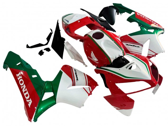 Carenados Moto Honda CBR600RR 2005-2006 - Rojo Blanco Verde