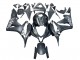 Carenado Moto Honda CBR600RR 2007-2008 - Negro Mate Blanco Repsol