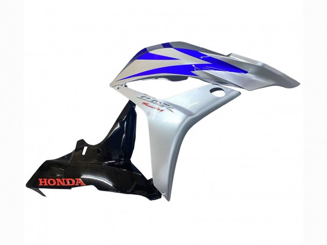 Carenados Moto Honda CBR600RR 2007-2008 - Plata Azul Negro Brillante Carrera