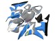Carenados Moto Honda CBR600RR 2007-2008 - Nardo Gris Azul Blanco Negro Brillante