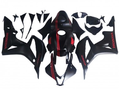 Carenados Moto Honda CBR600RR 2007-2008 - Negro Mate Rojo