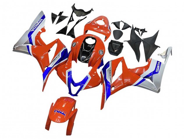Carenados Moto Honda CBR600RR 2007-2008 - Plata Azul Rojo HRC