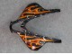 Carenados Moto Honda CBR600RR 2007-2008 - Negro Brillante Naranja Llama