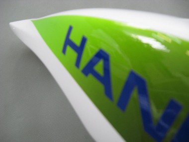 Carenados Moto Honda CBR600RR 2007-2008 - Blanco Verde Amarillo Negro Brillante Hannspree