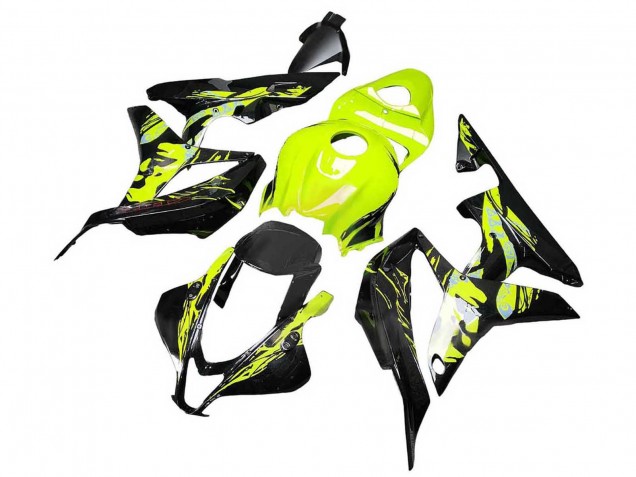 Carenados Moto Honda CBR600RR 2007-2008 - Amarillo Negro Brillante