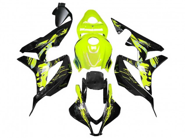 Carenados Moto Honda CBR600RR 2007-2008 - Amarillo Negro Brillante