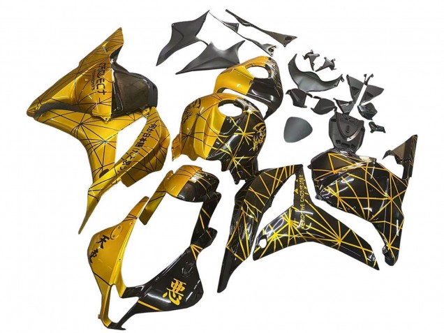Carenados Moto Honda CBR600RR 2009-2012 - Oro Negro Brillante