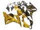 Carenados Moto Honda CBR600RR 2009-2012 - Oro Negro Brillante
